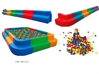 Multi-functional Ball Pool, Sand Pit with Seat & Fence